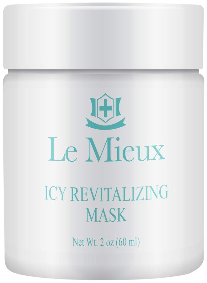 Le Mieux Icy Revitalizing Mask - Cooling, Soothing Clay Face Mask with French Green Clay & Amazon White Clay - Facial Mask for Oily & Blemish Prone Skin (2 oz / 60 ml) - Image 1